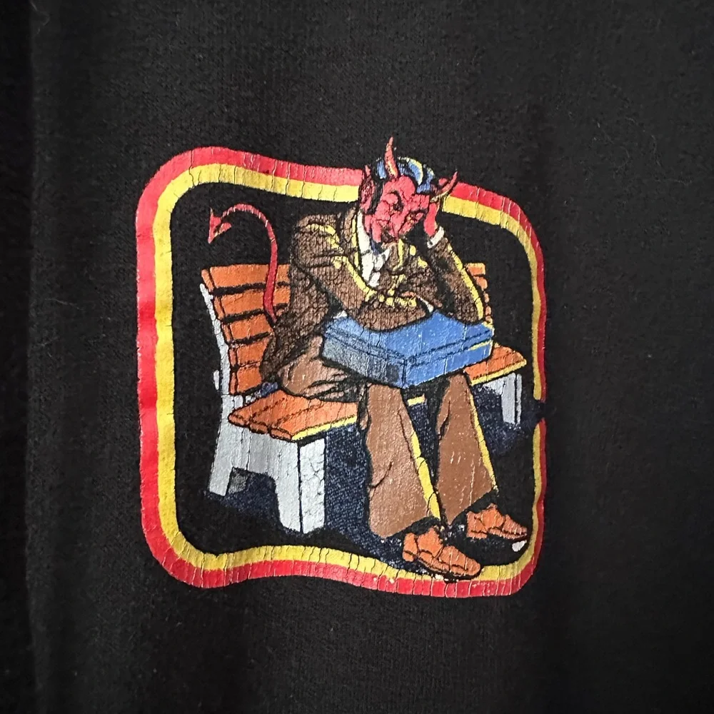 Black Graphic Hoodie - Picture 2 of 4